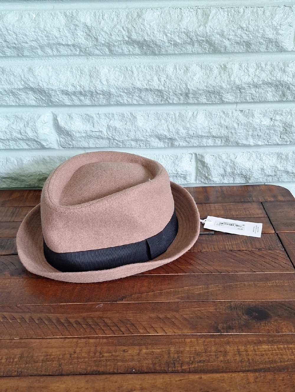Nwt Nordstrom Tan Wool Blend Hat